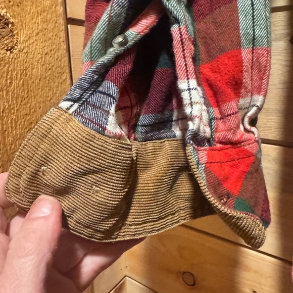 Legendary Whitetails The Original Buck Camp Flannel Shirt Men's Med Cord Accents - Picture 5 of 8